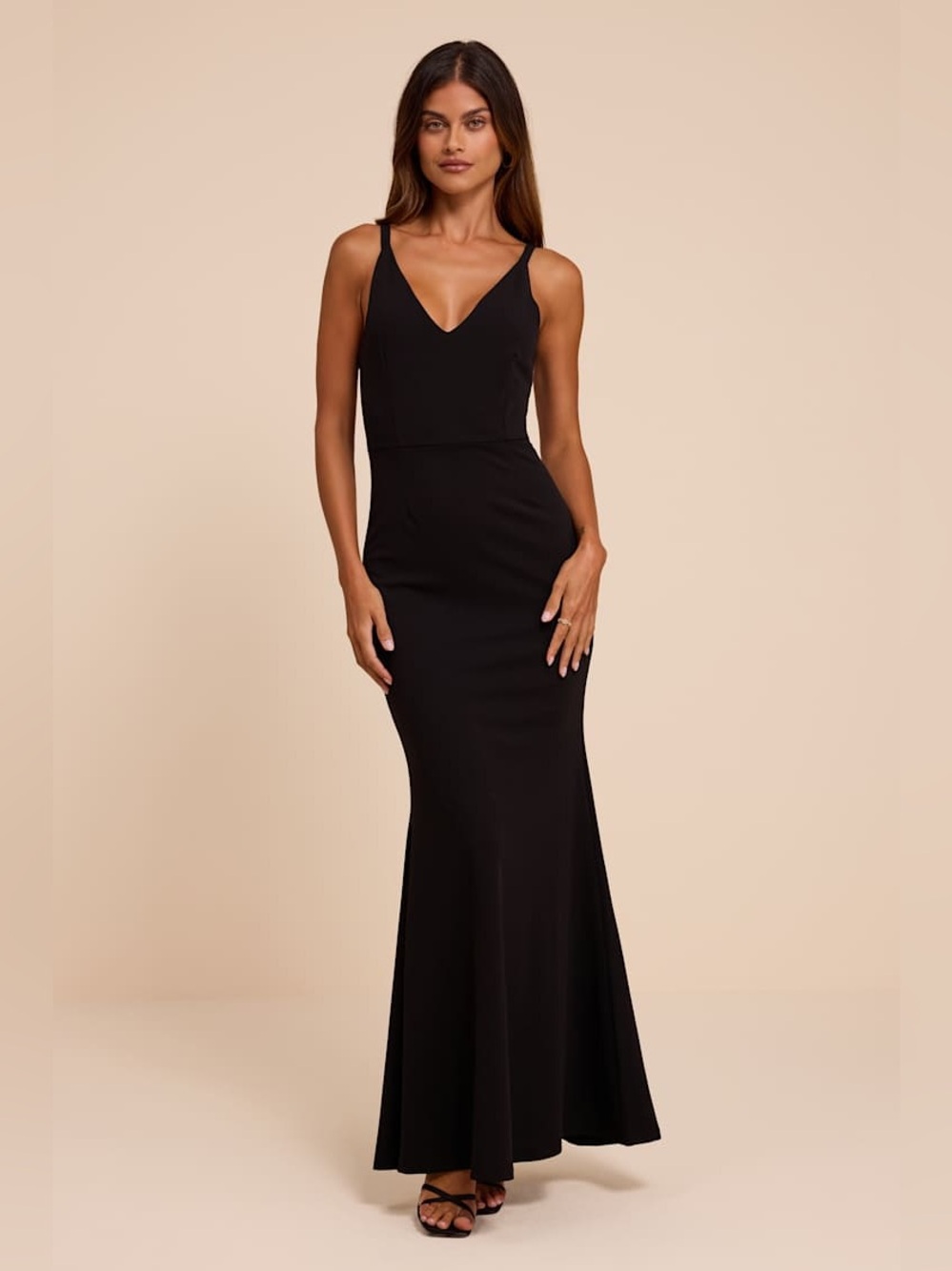 NWT $99 Lulus Melora Black Sleeveless Maxi Dress XS